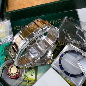 Rolex Submariner men's mirror watch, blue dial – view 3