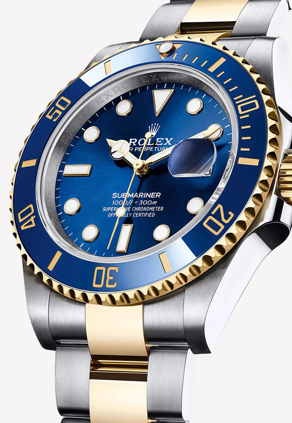 Rolex Submariner men's mirror watch, blue dial – view 5