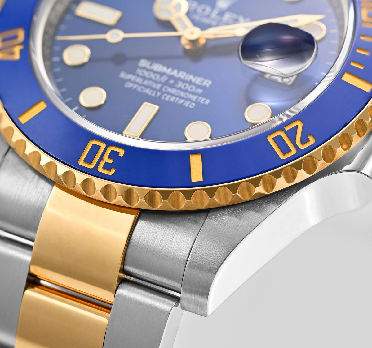 Rolex Submariner men's mirror watch, blue dial – view 6