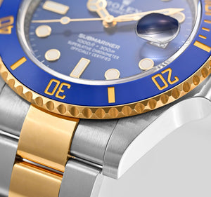 Rolex Submariner men's mirror watch, blue dial – view 6