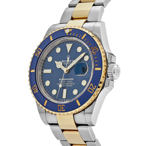 Rolex Submariner men's mirror watch, blue dial – view 8