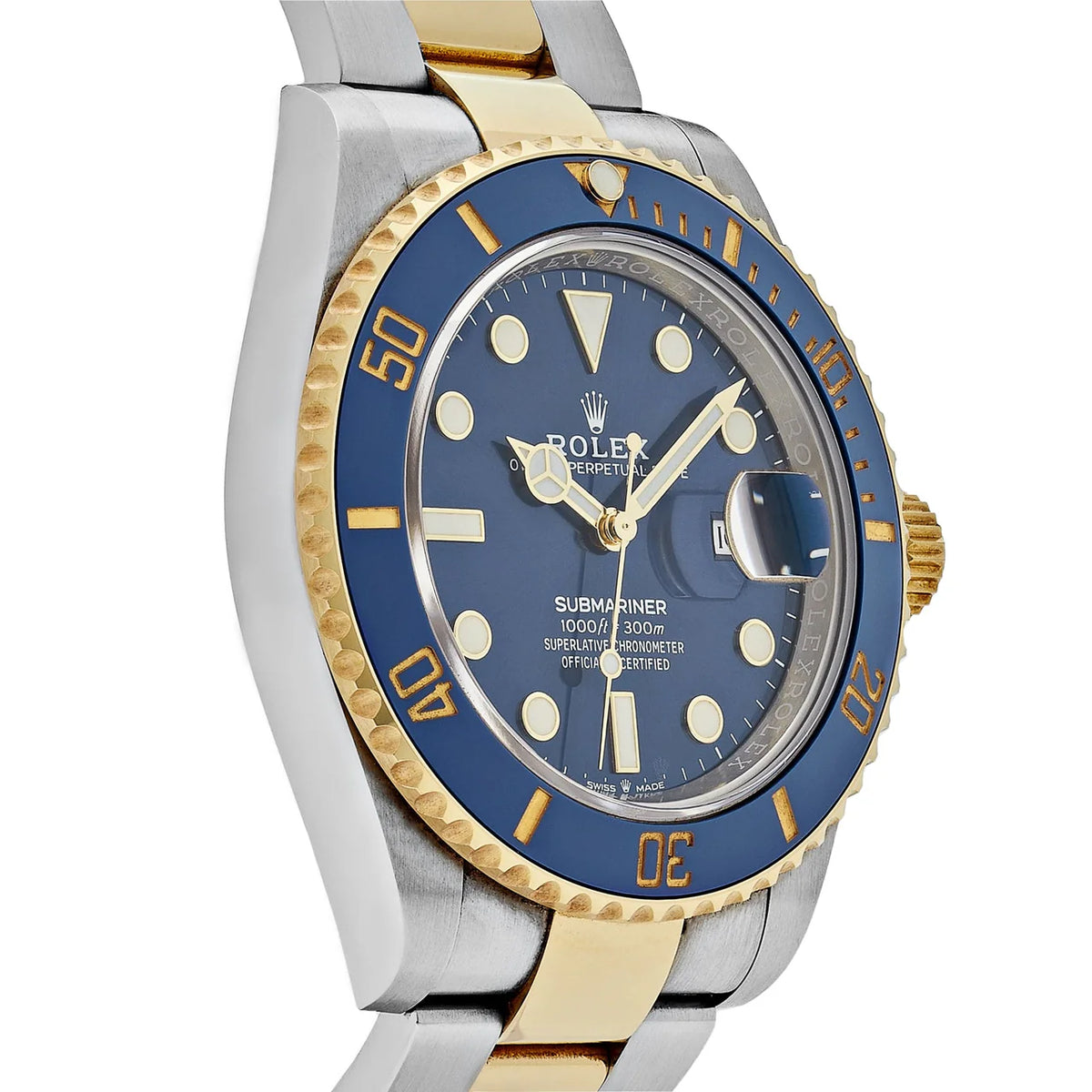 Rolex Submariner men's mirror watch, blue dial – view 9