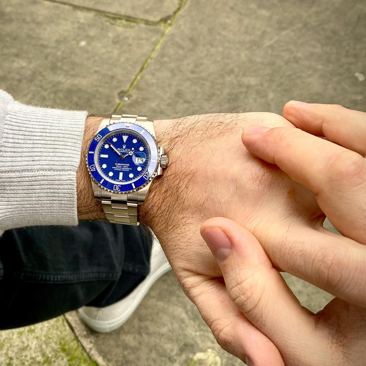 Rolex Submariner men's mirror watch, blue dial – view 10