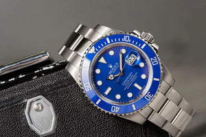 Rolex Submariner men's mirror watch, blue dial – view 7