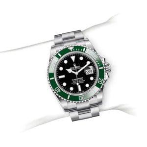 Rolex Submariner men's mirror watch, black dial – view 2
