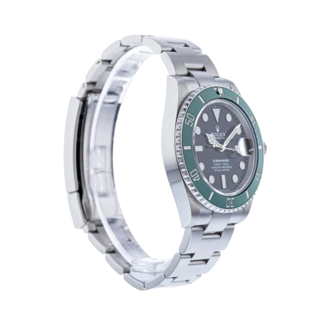 Rolex Submariner men's mirror watch, black dial – view 3