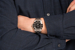 Rolex Submariner men's mirror watch, black dial – view 12
