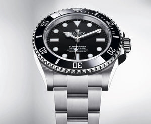 Rolex Submariner men's mirror watch, black dial – view 2