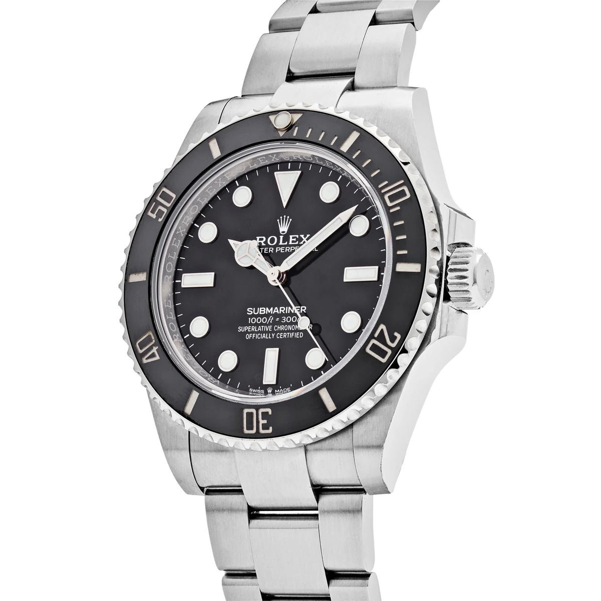 Rolex Submariner men's mirror watch, black dial – view 4