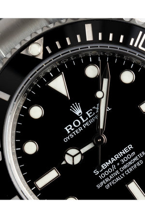 Rolex Submariner men's mirror watch, black dial – view 9