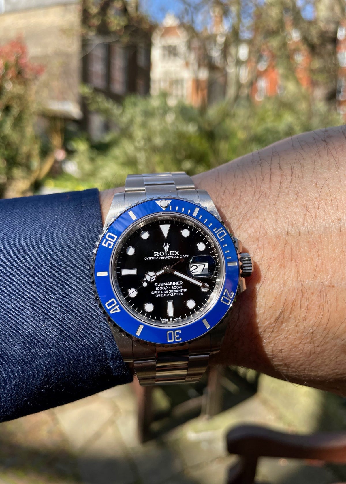 Rolex Submariner men's mirror watch, black dial – view 10