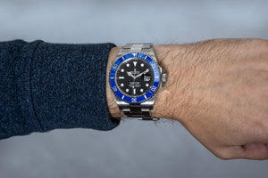 Rolex Submariner men's mirror watch, black dial – view 11