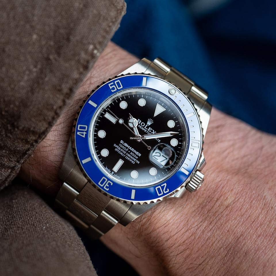 Rolex Submariner men's mirror watch, black dial – view 9