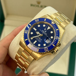 Rolex Submariner men's mirror watch, blue dial – view 3