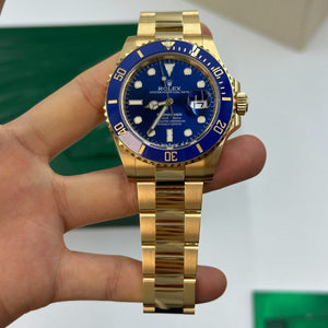 Rolex Submariner men's mirror watch, blue dial – view 5