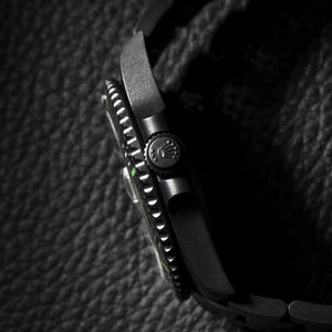 Rolex Submariner 41mm men's mirror watch, green ombré dial, black patterned bezel – view 7