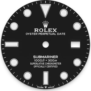 Rolex Submariner 36mm unisex mirror watch, black dial, black bezel – view 2