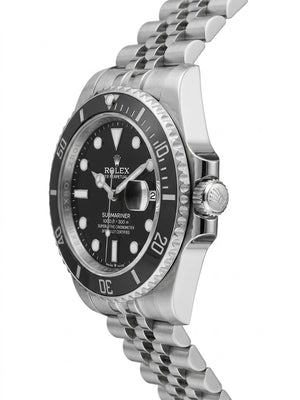 Rolex Submariner 36mm unisex mirror watch, black dial, black bezel – view 3