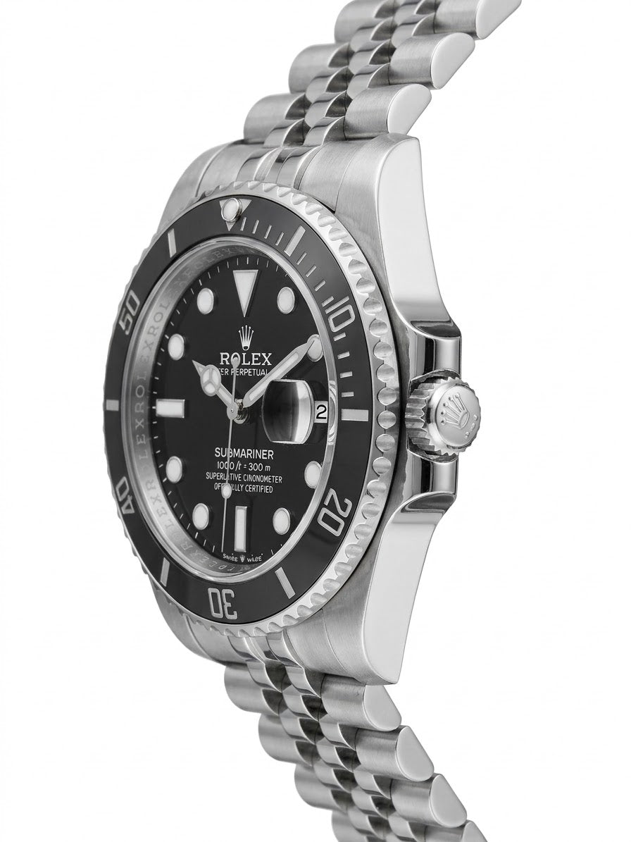 Rolex Submariner 36mm unisex mirror watch, black dial, black bezel – view 3
