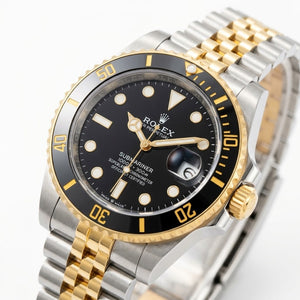 Rolex Submariner 36mm unisex mirror watch, black dial, black bezel – view 3