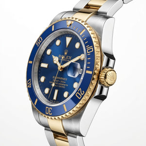 Rolex Submariner 36mm unisex mirror watch, blue dial, blue bezel – view 4