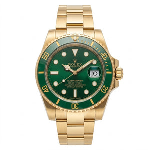 Rolex Submariner 36mm unisex mirror watch, green dial, green bezel – view 2