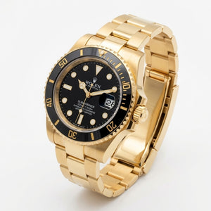 Rolex Submariner 36mm unisex mirror watch, black dial, black bezel – view 4
