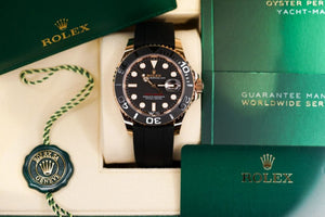 Rolex Yacht-Master men's mirror watch, black dial – view 3