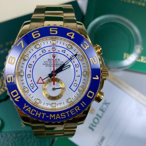 Rolex Yacht-Master men's mirror watch, white dial – view 4