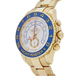 Rolex Yacht-Master men's mirror watch, white dial – view 6