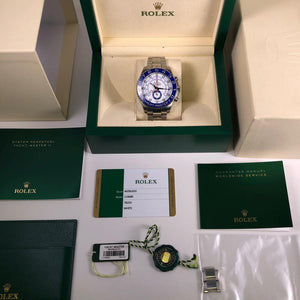 Rolex Yacht-Master II men's mirror watch, white dial – view 4