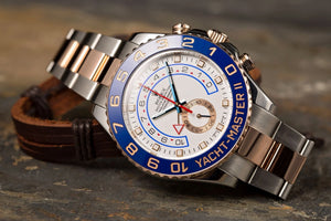 Rolex Yacht-Master II men's mirror watch, white dial – view 11