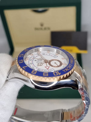 Rolex Yacht-Master II men's mirror watch, white dial – view 3
