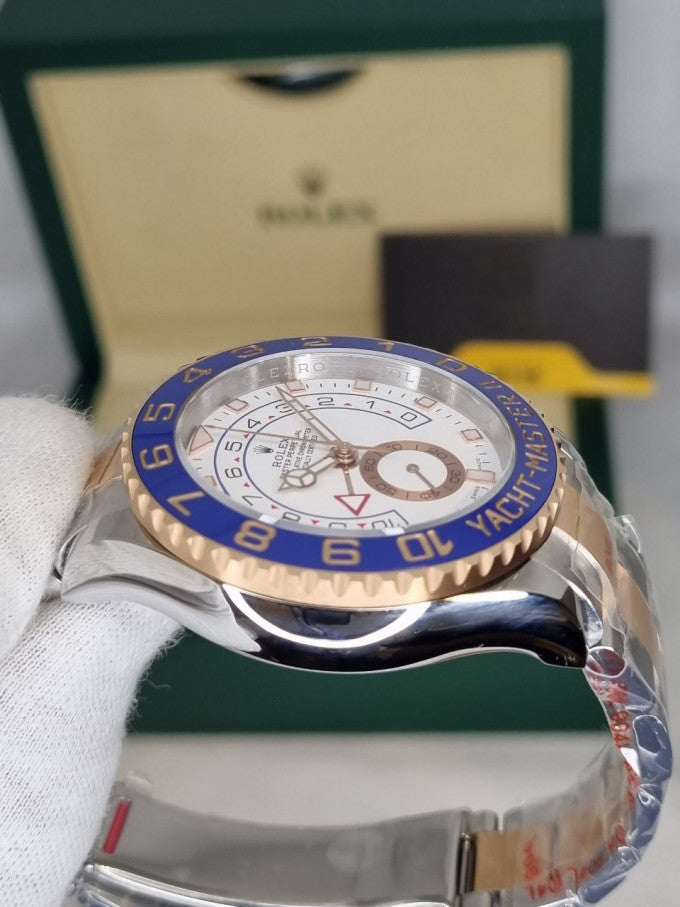 Rolex Yacht-Master II men's mirror watch, white dial – view 3