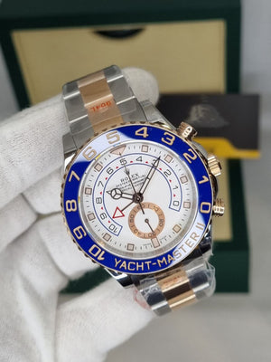 Rolex Yacht-Master II men's mirror watch, white dial – view 5