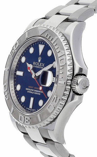 Rolex Yacht-Master men's mirror watch, blue dial – view 5