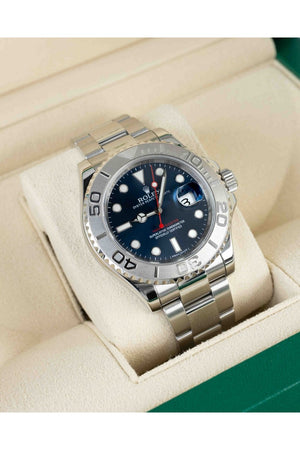 Rolex Yacht-Master men's mirror watch, blue dial – view 7