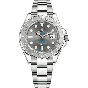 Rolex Yacht-Master 44mm Men's Mirror Automatic Watch – Silver Dial & Silver Stainless Steel Bracelet