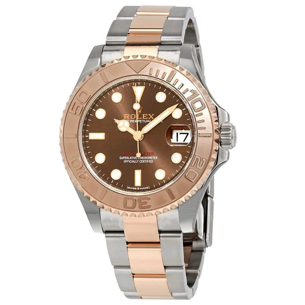 Rolex Yacht-Master men's mirror watch, brown dial – view 2