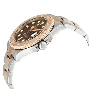 Rolex Yacht-Master men's mirror watch, brown dial – view 3
