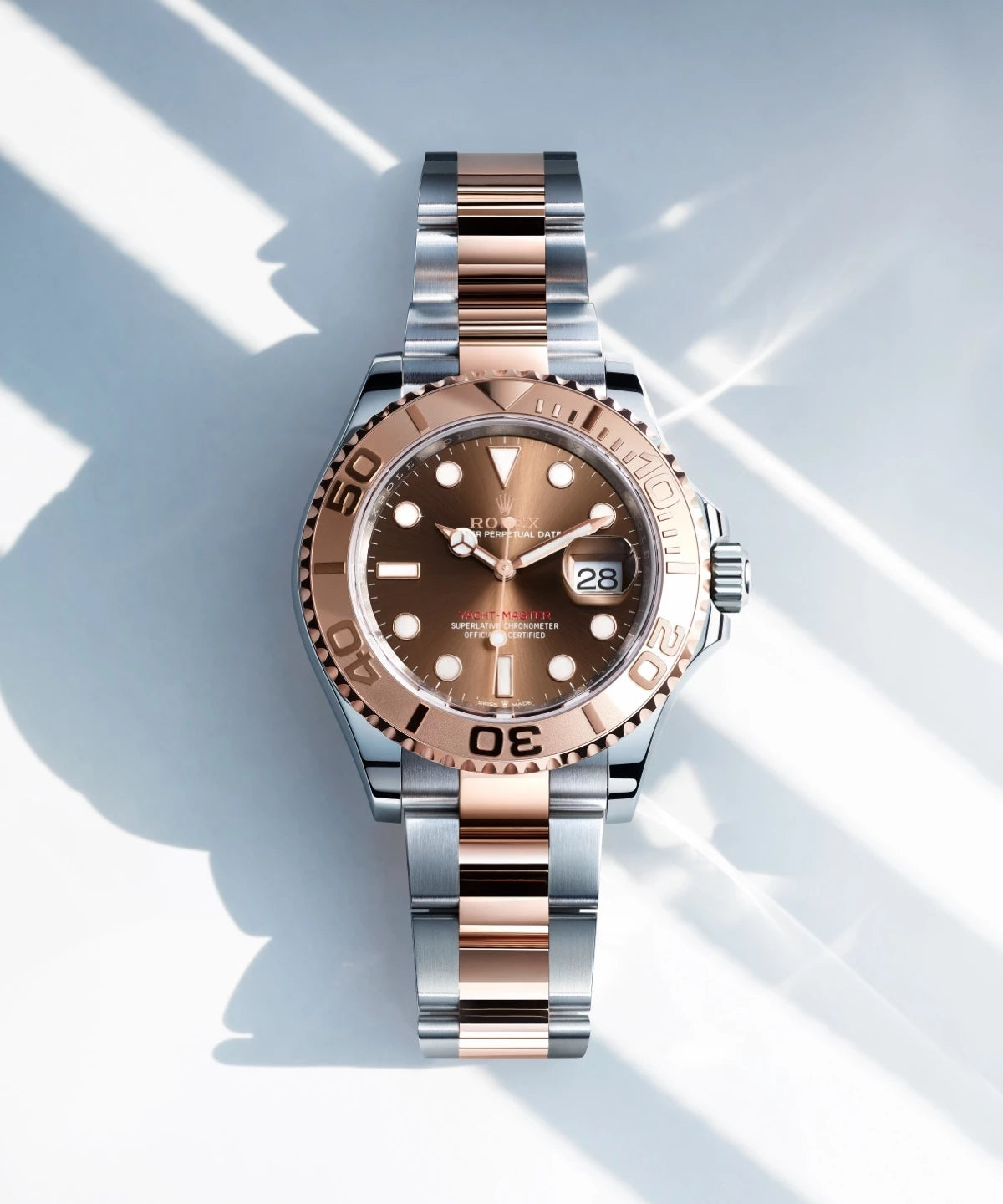 Rolex Yacht-Master men's mirror watch, brown dial – view 6