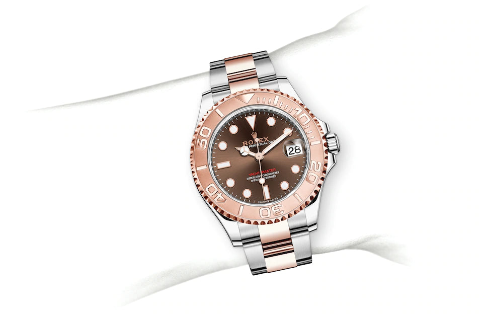 Rolex Yacht-Master men's mirror watch, brown dial – view 7