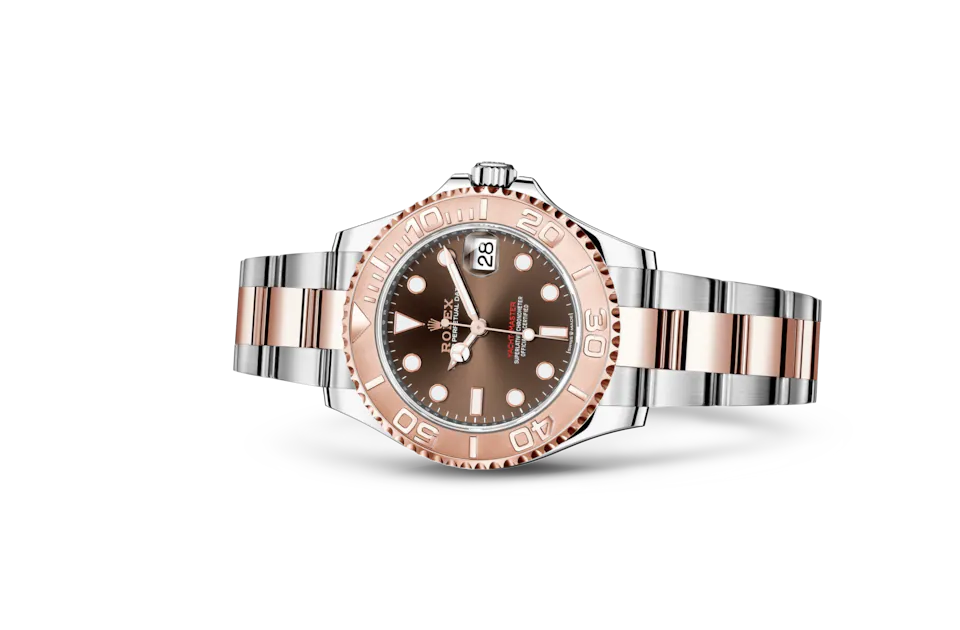 Rolex Yacht-Master men's mirror watch, brown dial – view 8