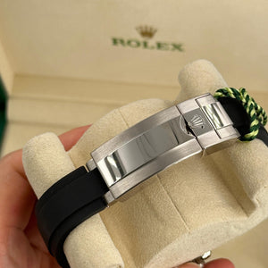 Rolex Yacht-Master men's mirror watch, black dial – view 8