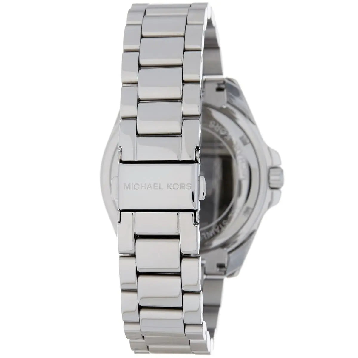 قفل ساعة مايكل كورس MK6554 السيلفر الأصلي المحفور بشعار الماركة