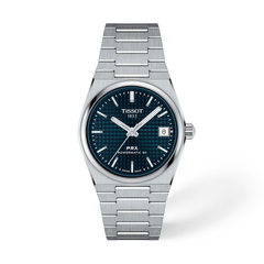 Tissot PRX T137.207.11.041.00 Unisex Automatic Watch – Blue Dial & Silver Stainless Steel Strap | ساعة تيسو PRX للجنسين مينا أزرق