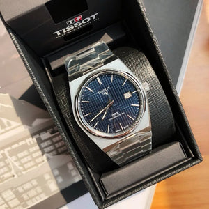 Tissot PRX T137.207.11.041.00 Unisex Automatic Watch – Blue Dial & Silver Stainless Steel Strap – view 11