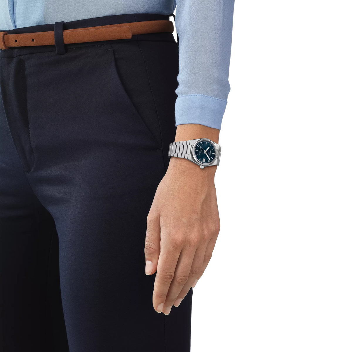 Tissot PRX T137.207.11.041.00 Unisex Automatic Watch – Blue Dial & Silver Stainless Steel Strap – view 6