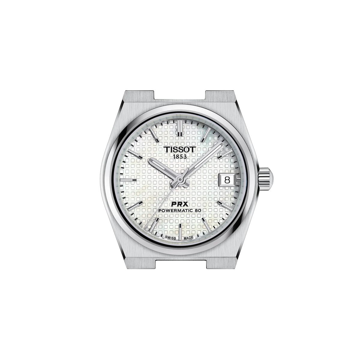 Tissot PRX T137.207.11.111.00 Unisex Automatic Watch – White Mother-of-Pearl Dial & Silver Stainless Steel Strap – view 3