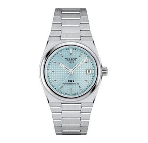 Tissot PRX T137.207.11.351.00 Unisex Automatic Watch – Ice Blue Dial & Silver Stainless Steel Strap – view 2
